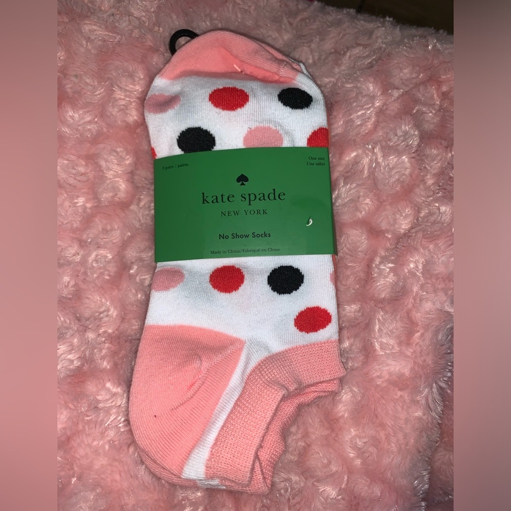 Kate spade no show socks 3 pack nwt